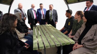 Afyon Kocatepe Üniversitesi (AKÜ) Rektörü Prof. Dr. Mehmet Karakaş, Çay