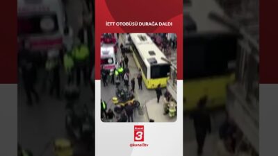 Çekmeköy – Şile yolunda seyir halindeki bir İETT otobüsü, park
