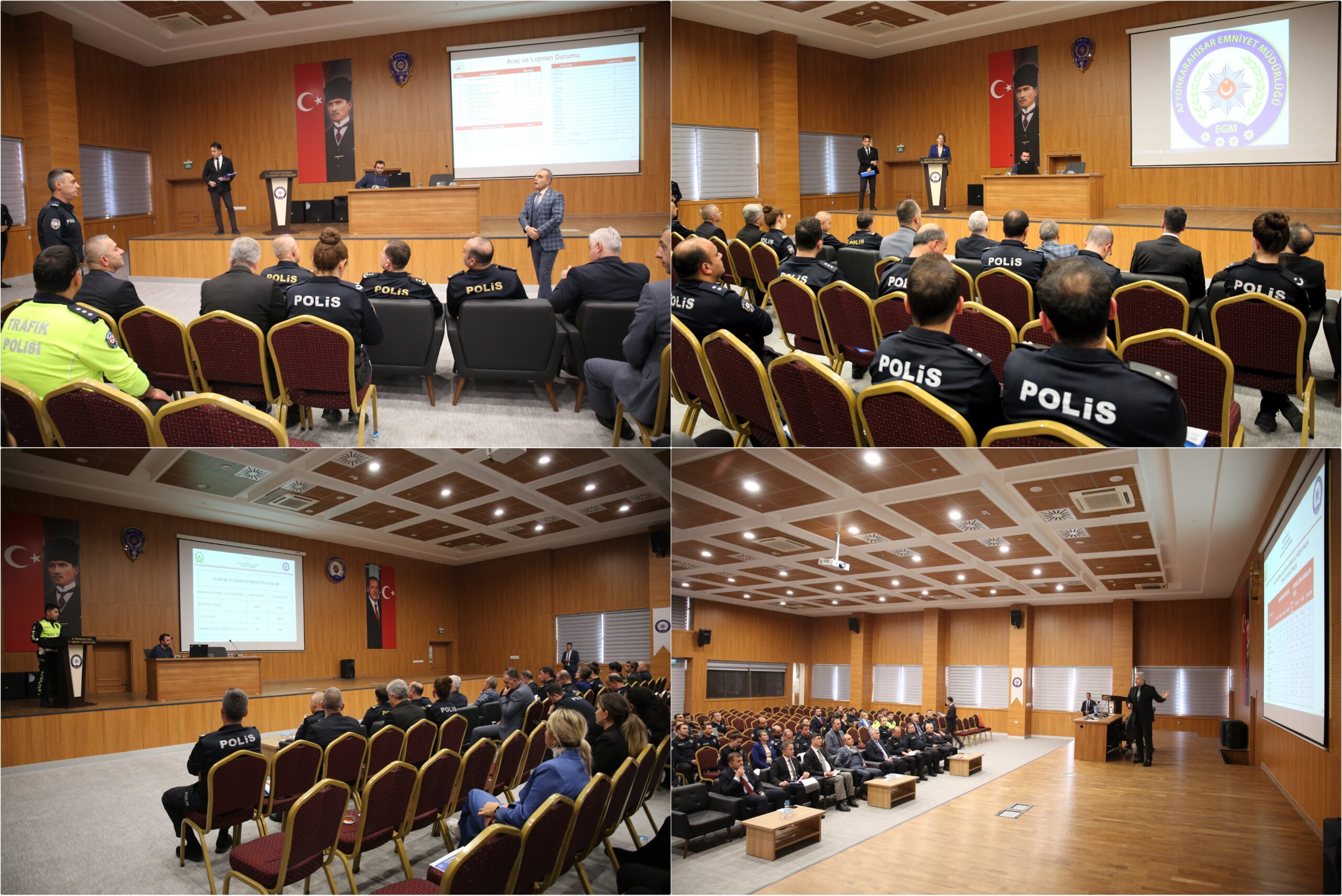 Afyonkarahisar İl Emniyet Müdürlüğü’nde, İl Emniyet Müdürü Ahmet Birtan Erol