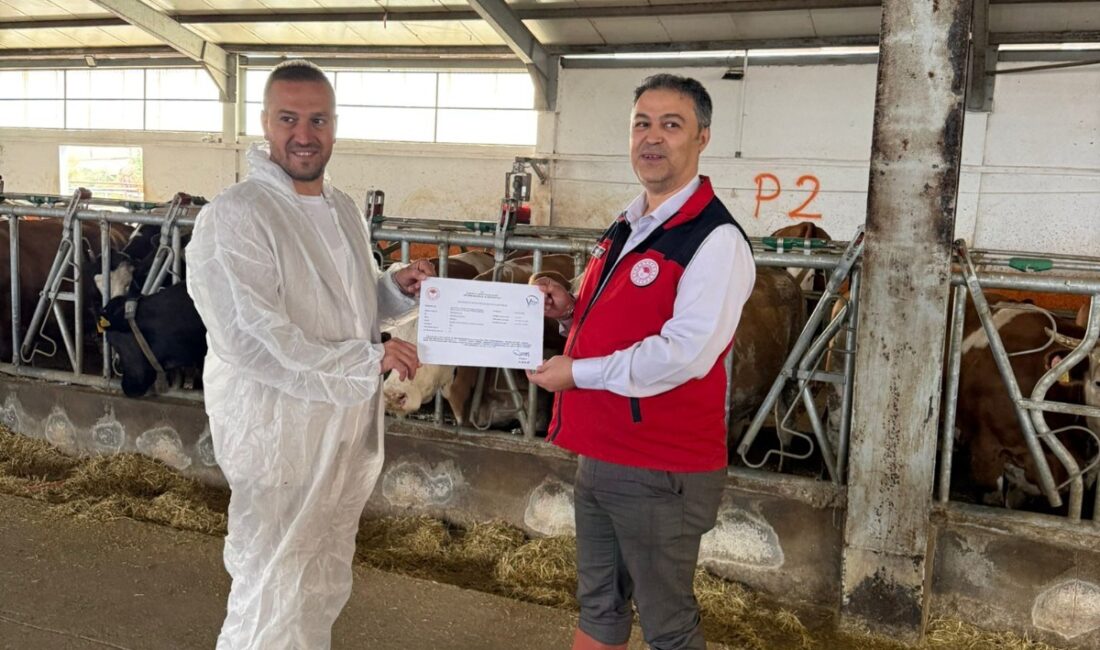 Afyonkarahisar’da bir işletme daha "Hastalıktan Ari İşletme" sertifikası aldı.