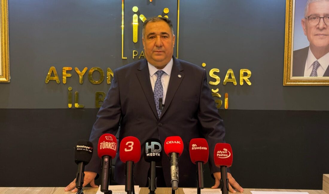 “Üretim olmadan refah olmaz” İYİ Parti Afyonkarahisar İl Başkanı Muhammet Mısırlıoğlu: Unutulmamalıdır ki; Üretim