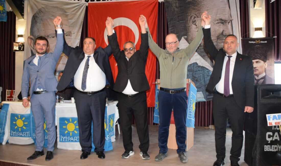 İYİ Parti Çay İlçe Teşkilatı’nın 4. Olağan Kongresi gerçekleştirildi. Kongrede,