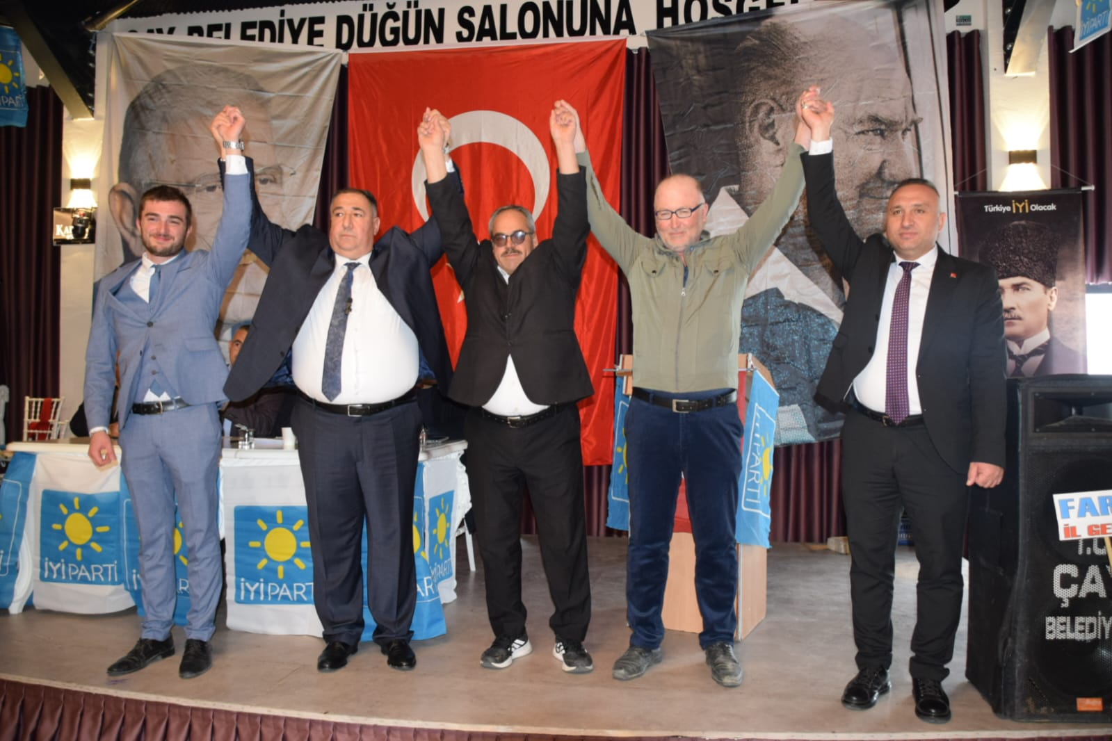 İYİ Parti Çay İlçe Teşkilatı’nın 4. Olağan Kongresi gerçekleştirildi. Kongrede,