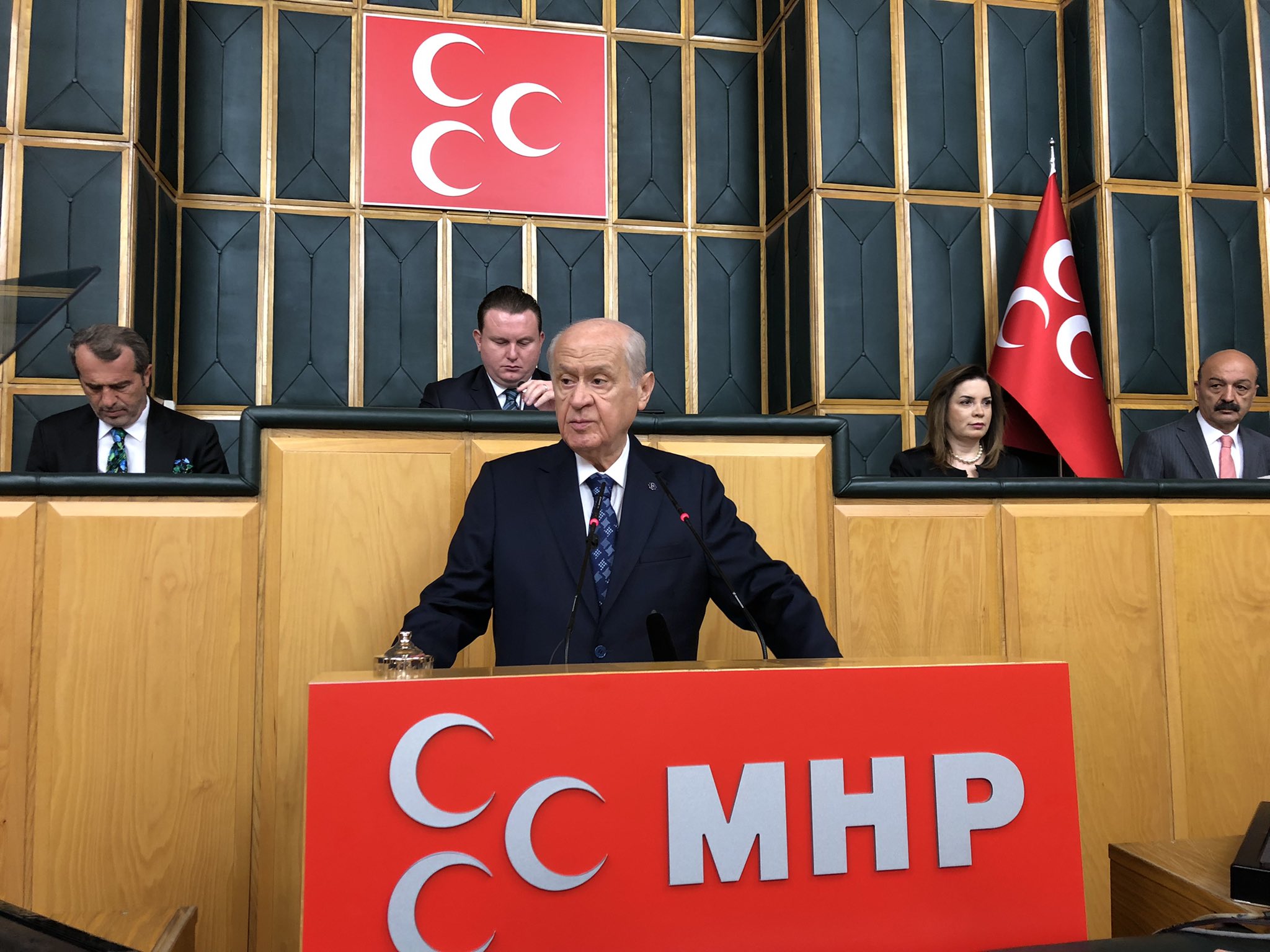 MHP Genel Başkanı Devlet Bahçeli, partisinin TBMM Grup Toplantısı'nda yaptığı