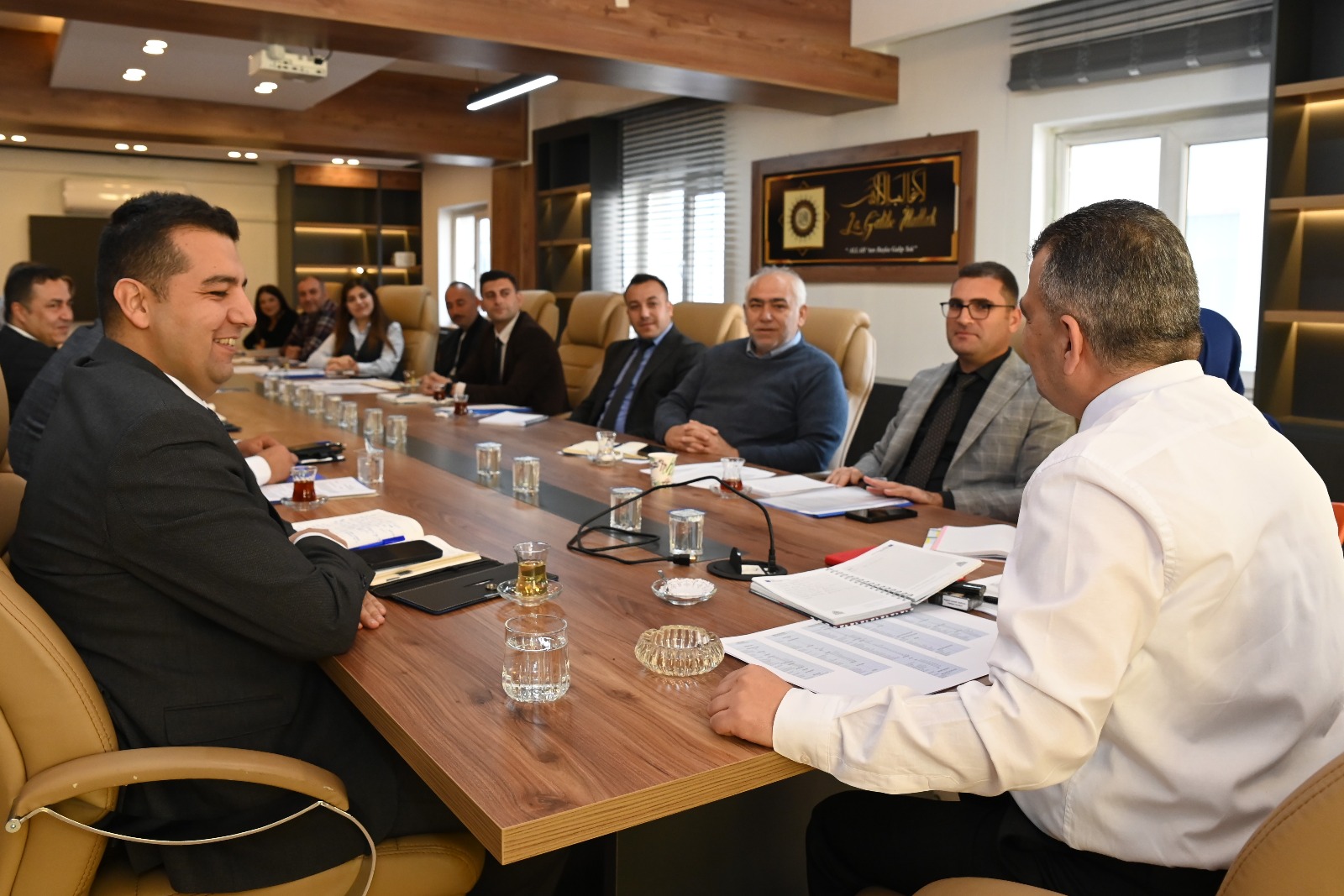Emirdağ Belediye Başkanı Serkan Koyuncu, yeni haftaya belediye birim müdürleriyle