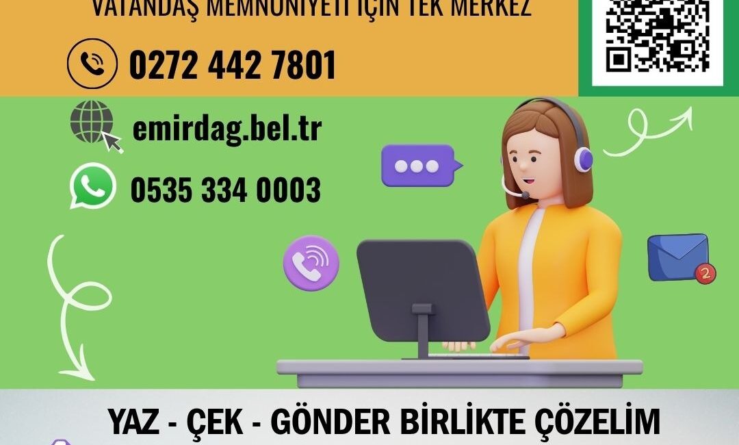 Emirdağ Belediyesi’nden yeni dijital hizmet Emirdağ Belediyesi, vatandaşların talep, öneri ve şikayetlerini daha kolay iletebilmeleri