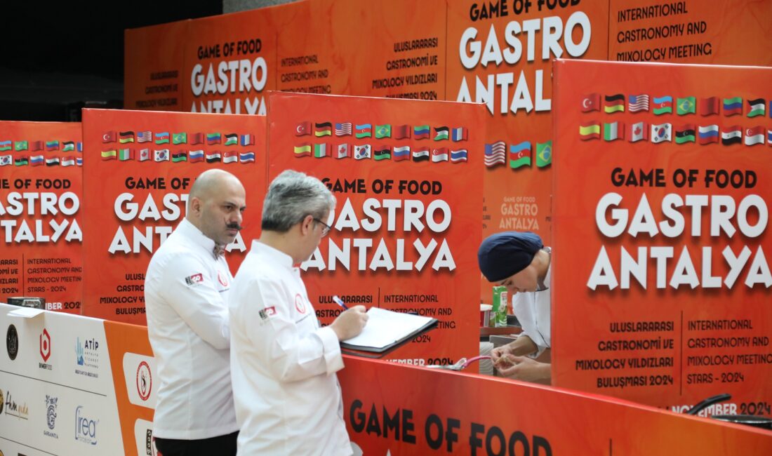GastroAntalya, kapılarını açacak Antalya, bu yıl da gastronomi dünyasının en heyecan verici etkinliklerinden