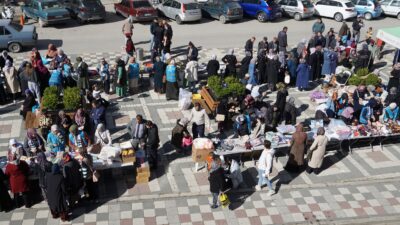 Şuhut’ta Gazze’de yaşanan insanlık dramına destek olmak amacıyla düzenlenen kermesi