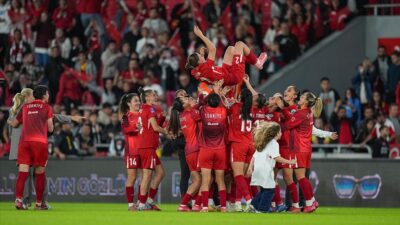 UEFA Kadınlar Uluslar Ligi play-out rövanş karşılaşmasında A Milli Takımı