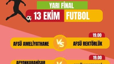 19. ATSO Spor Oyunları futbolda heyecan dorukta. Bu yılki turnuvada