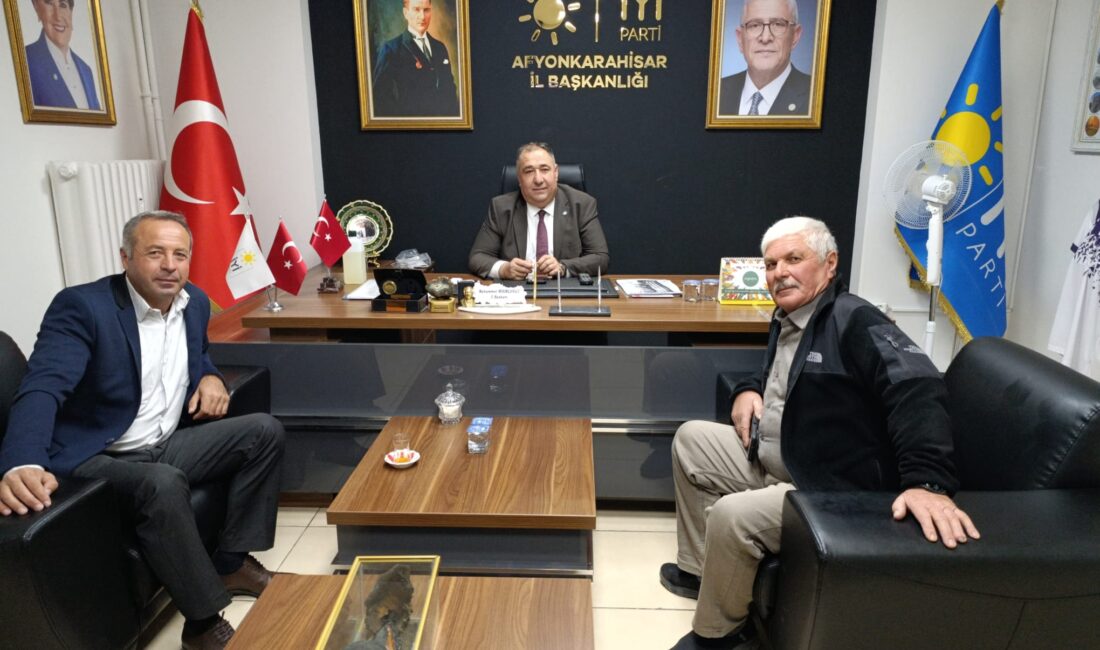 İYİ Parti Sinanpaşa İlçe Başkan Adayı Mustafa Yoldaş, Afyonkarahisar İl