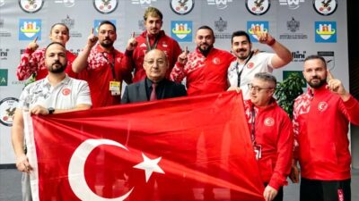 Arnavutluk’ta düzenlenen Gençler ve 23 Yaş Altı Avrupa Halter Şampiyonası’nda