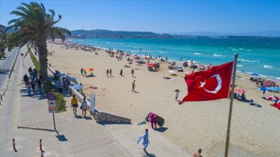 Türkiye'nin turizm geliri, yılın üçüncü çeyreğinde geçen yılın aynı dönemine