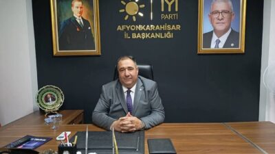 İYİ Parti Afyonkarahisar İl Başkanı Muhammet Mısırlıoğlu, partisinin Türkiye Büyük