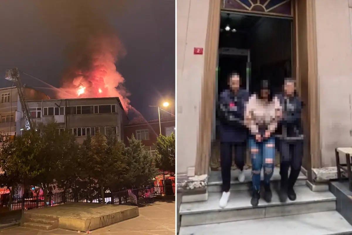 İstanbul Beyoğlu’nda bir tekstil atölyesinde yangın çıktı. 21 yaşındaki kadın,