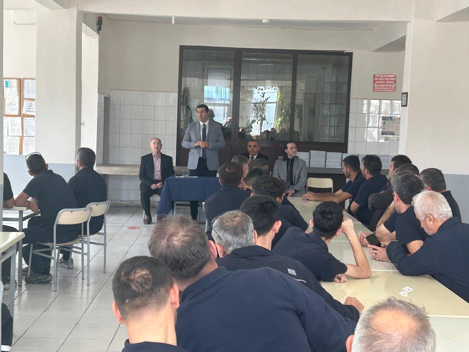 Sosyal Güvenlik Kurumu’nun rehberlik ve bilgilendirme faaliyetleri kapsamında Bolvadin’de bir