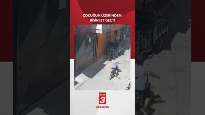 Adana’da sokakta üzerine karton örten çocuğun üzerinden bisiklet geçti.📶https://kanal3.com.tr/ Sosyal