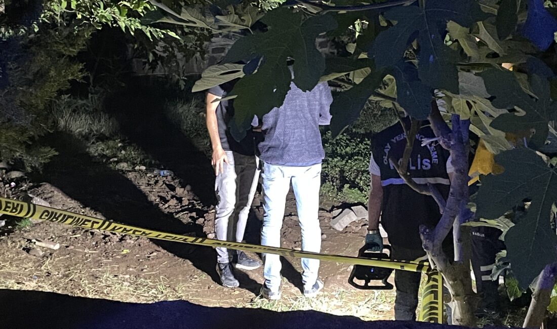 Şanlıurfa'nın Siverek ilçesinde, Fırat Camisi bahçesinde fidan dikmek isteyen çocuklar