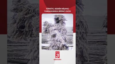 İzmir’de düzenlenen 21 ülkenin katıldığı keskin nişancı yarışmasında Türkiye 1.