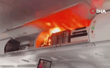 Air China’ya ait yolcu uçağında bir yolcunun el bagajındaki lityum