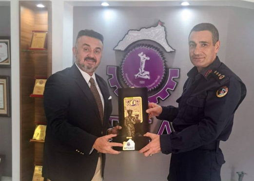 Afyonkarahisar İl Jandarma Komutanı Albay Murat Kaya, AFSİAD’a iade-i ziyarette