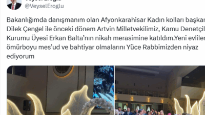 Eski Bakan Veysel Eroğlu, bakanlığı döneminde danışmanlığını yapan Afyonkarahisar Kadın