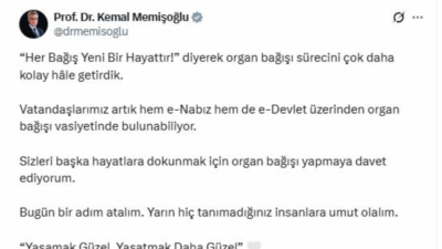 SAĞLIK Bakanı Kemal Memişoğlu, "Vatandaşlarımız artık hem e-Nabız hem de