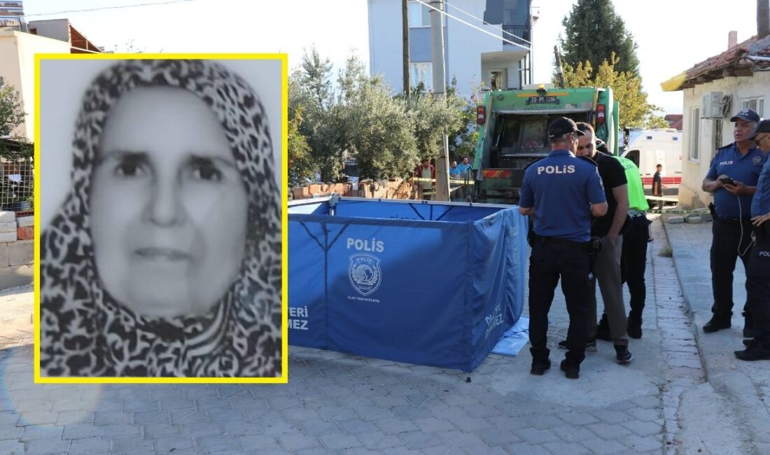  Denizli'nin Pamukkale ilçesinde bahçeden evine gitmek isterken çöp kamyonu çarptığı