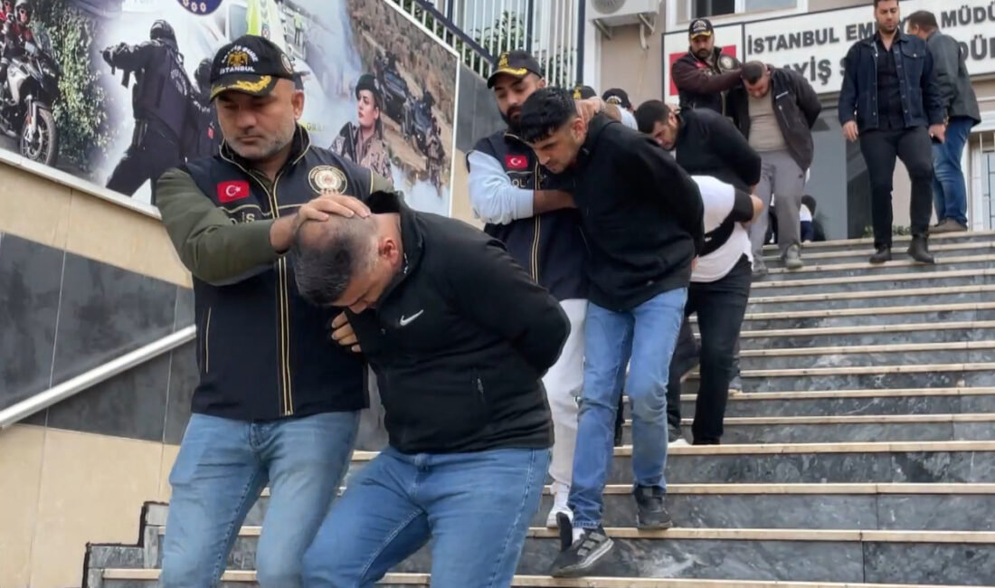 İstanbul'da inşaat şantiyelerine sarı yelek ve baretle sızan 9 şüpheli,