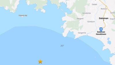 MUĞLA'nın Ortaca ilçesi açıklarında Richter ölçeği'ne göre 4.5 büyüklüğünde deprem