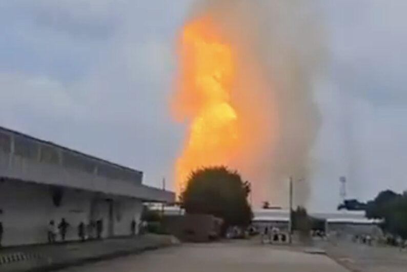 Devlet enerji şirketine ait bir gaz işleme tesisinde meydana gelen