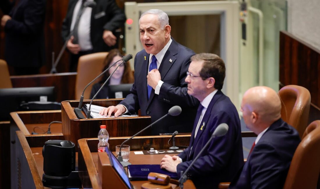 İsrail Başbakanı Binyamin Netanyahu, Knesset'in açılış oturumunda yaptığı konuşmada, Hamas'ın