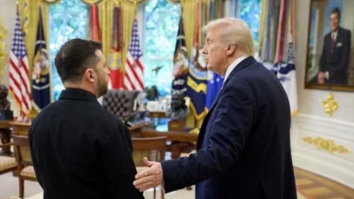 ABD Başkanı Donald Trump, Beyaz Saray’da Ukrayna Cumhurbaşkanı Volodimir Zelenski