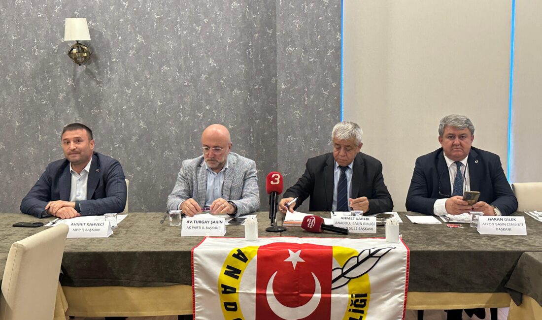 Anadolu Basın Birliği Afyonkarahisar Şubesi öncülüğünde “Mesele Afyonkarahisar’sa Gerisi Teferruattır”