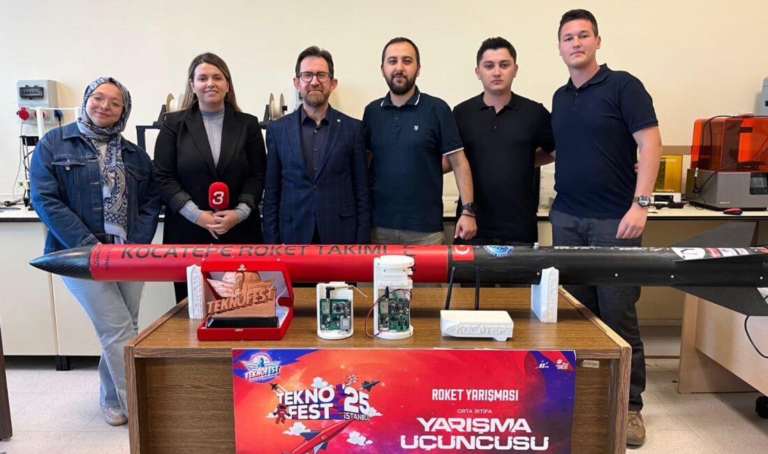 Afyon Kocatepe Üniversitesi öğrencilerinden oluşan Kocatepe Roket Takımı, TEKNOFEST 2025