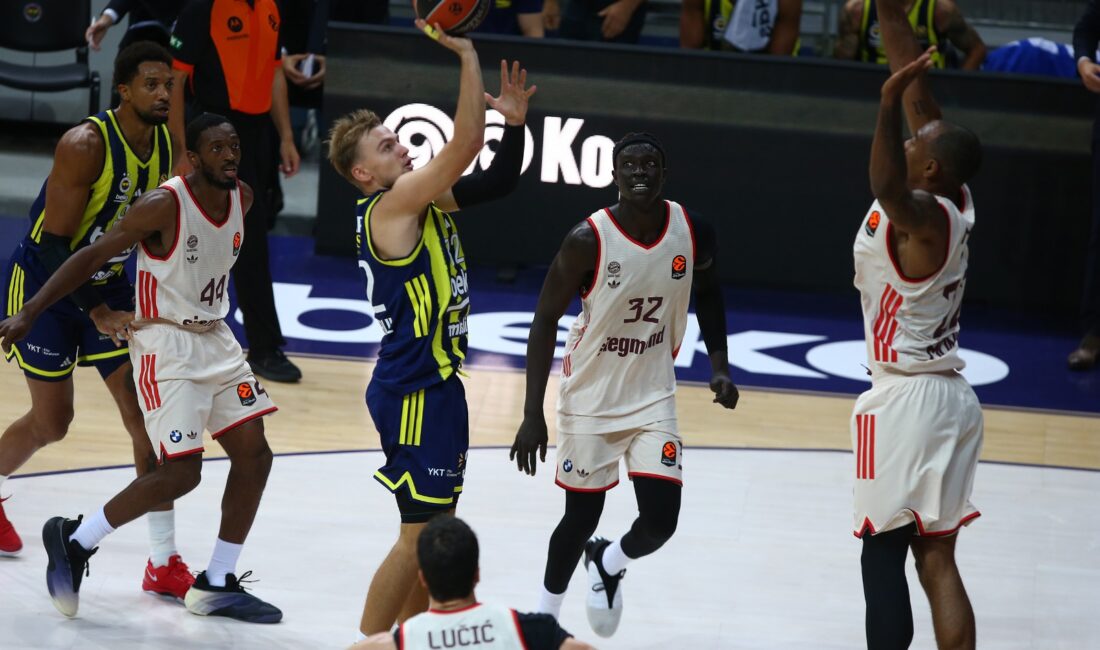 Temsilcimiz, EuroLegaue’in çift maç haftasında Bayern Munih’i 88-73 mağlup ederek