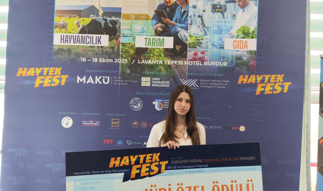Burdur Mehmet Akif Ersoy Üniversitesi’nin düzenlediği HAYTEKFEST Tarım-Hayvancılık-Gıda yarışmasında Afyonkarahisar