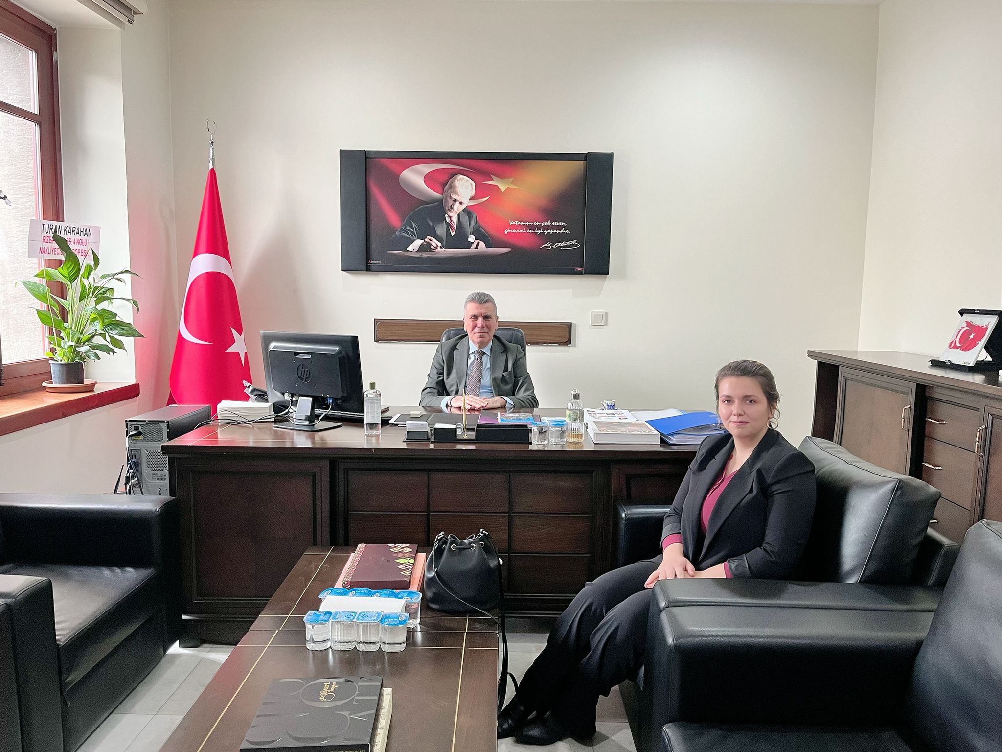 Kanal 3 Bölge Koordinatörü Berna Türksoy, Afyonkarahisar Vali Yardımcısı Yalçın