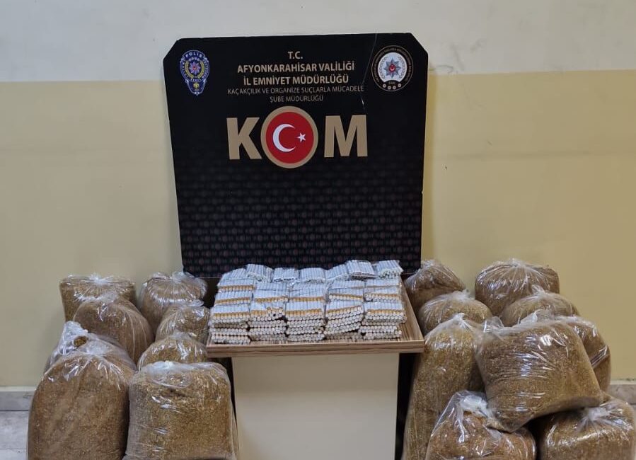 Afyonkarahisar Emniyet Müdürlüğü ekiplerince Emirdağ ilçesinde bir iş yerine düzenlenen