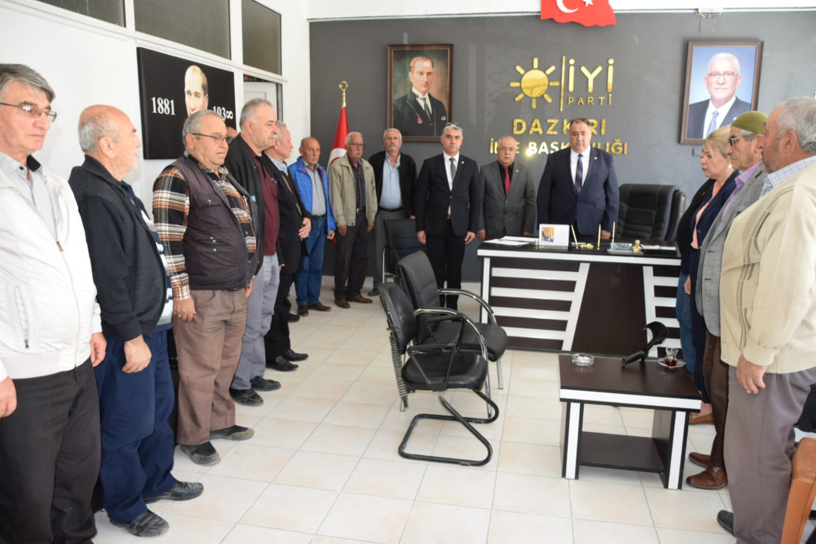 Afyonkarahisar’ın ilçelerinde İYİ Parti rüzgârı esti. Dinar, Dazkırı ve Evciler’de