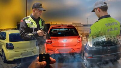 Batman’da polis ekipleri, mevzuata aykırı abart egzoz kullanan 1 otomobil