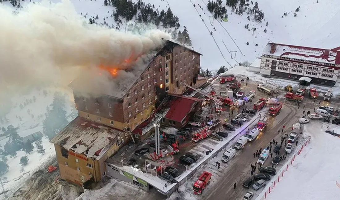 Kartalkaya otel yangını faciasında 3. duruşma bugün Bolu Kartalkaya Grand Kartal Otel'de 36'sı çocuk 78 kişinin öldüğü