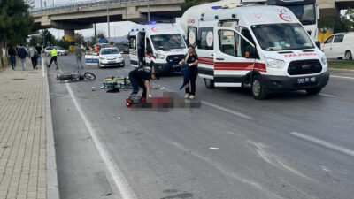 AFYONKARAHİSAR (AA) – Afyonkarahisar'da tırın motosiklete çarpması sonucu 2 kişi