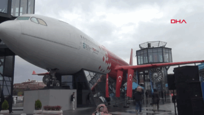 Uçuş ömrünü tamamlayan 300 yolcu kapasiteli Airbus A340 tipi yolcu