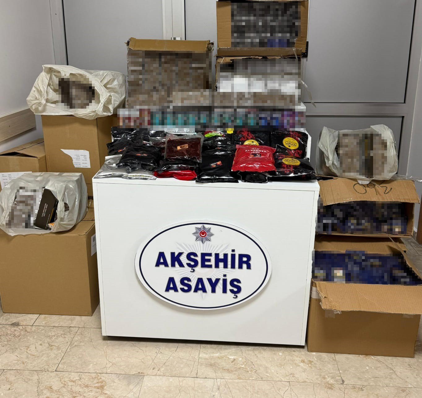 Konya’nın Akşehir İlçe Emniyet Müdürlüğü ekipleri piyasa değeri 300 bin