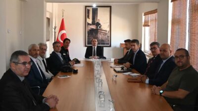 Çay İlçe Kaymakamı Hasan Hüsnü Türker başkanlığında; İlçe Emniyet Müdürü