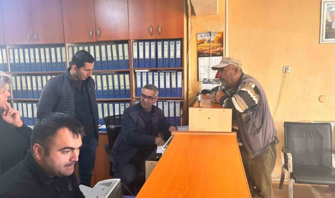 Afyonkarahisar İl Tarım ve Orman Müdürlüğü tarafından başlatılan Çiftçi Kayıt