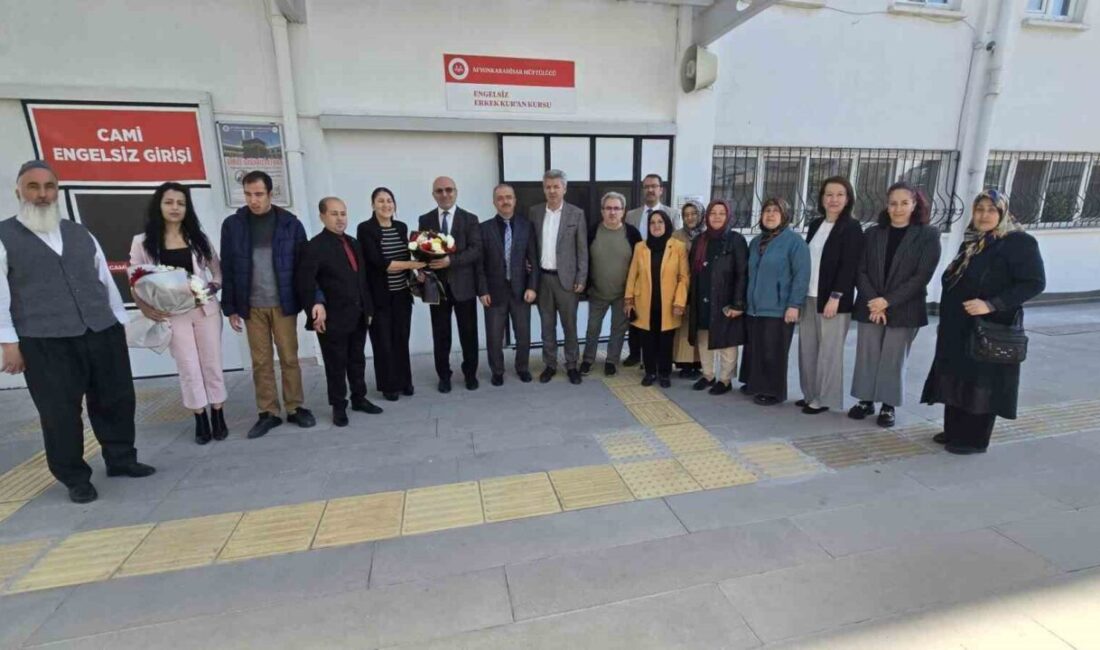 Afyonkarahisar’da Aile ve Sosyal Hizmetler İl Müdürü Bilal Erdoğan koordinesinde