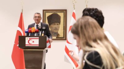 KKTC Cumhurbaşkanı Tufan Erhürman, GKRY Lideri Nikos Hristodulidis ile BM’nin