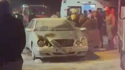 İzmir'in Bornova ilçesinde eşiyle tartışan bir kişi, sinir krizi geçirerek